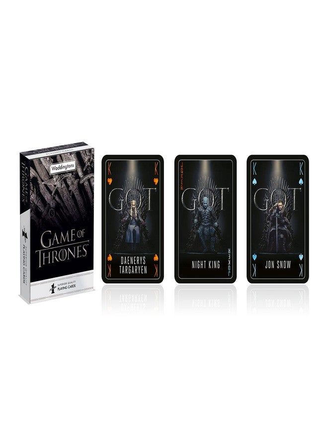 Waddingtons Number 1 Game of Thrones Playing Card Game, Enter The World of Westeros and Play with Cersei, Tyrion Lannister, Jon Snow, Sansa and Arya Stark, Gift and Toy for Players Aged 6 Plus - Image 3